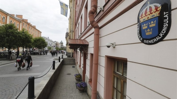 Russia expels Swedish diplomats, shuts down consulate in likely retaliatory move