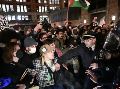 People taken into custody at NYU as pro-Palestinian campus protests escalate across U.S.