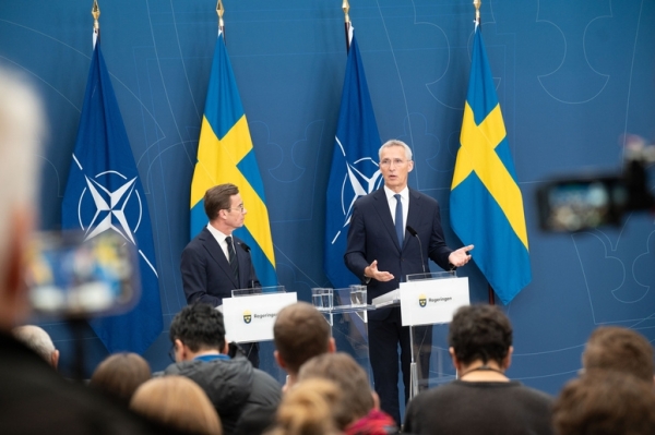 NATO Secretary General Jens Stoltenberg in Sweden to finalise NATO accession